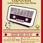 Talkshow SEGAH @Suara Sangkakala Radio 88.4 FM